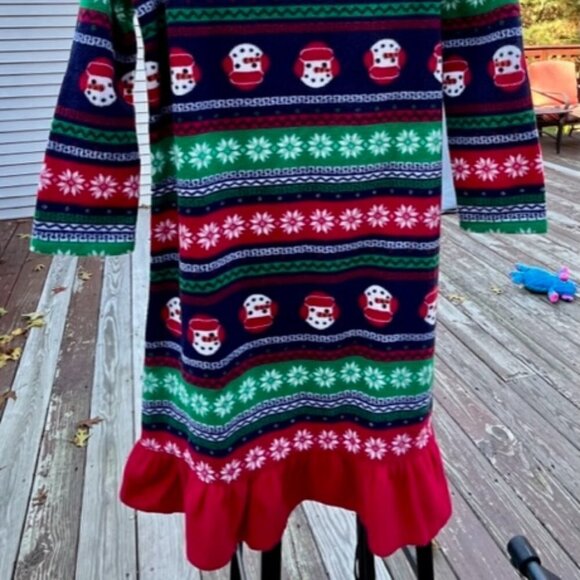 Toddler Girls Nightgown & Doll Gown Pajamas Set size 3T Showman/Snowflake Theme - Picture 2 of 5